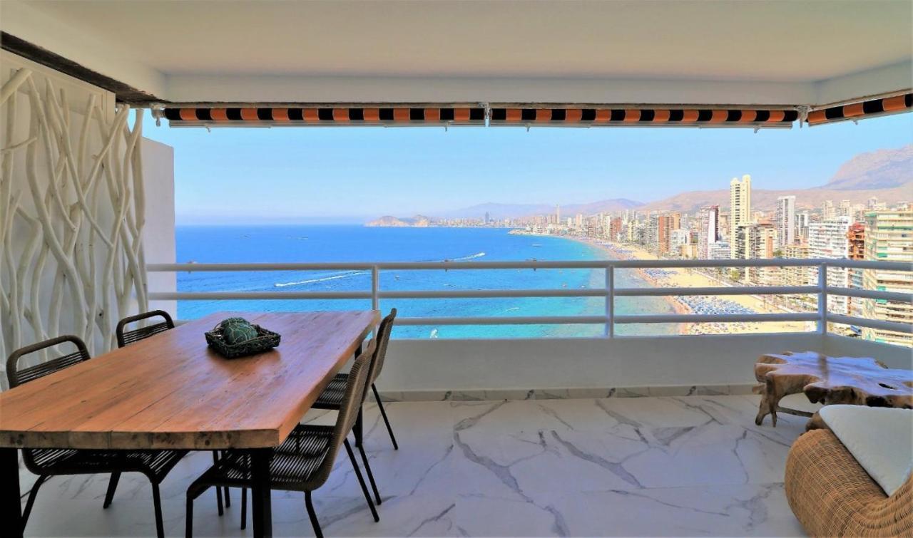 Luxurious 2-Bedroom Apt With Stunning Views, 1St Line On Levante Beach, Benidorm Exteriér fotografie