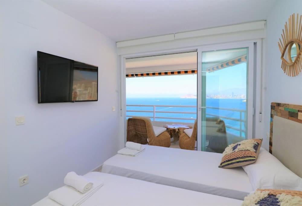 Luxurious 2-Bedroom Apt With Stunning Views, 1St Line On Levante Beach, Benidorm Exteriér fotografie