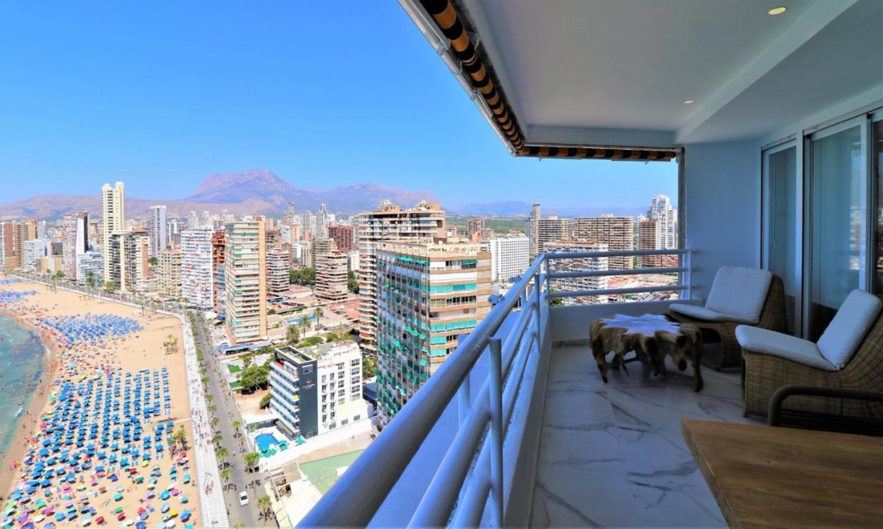 Luxurious 2-Bedroom Apt With Stunning Views, 1St Line On Levante Beach, Benidorm Exteriér fotografie
